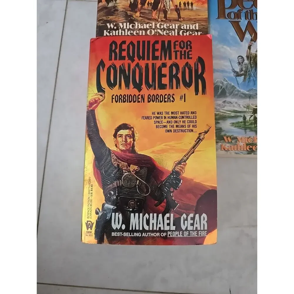 Lot of 3 W. Michael Gear &‎ Kathleen O'Neal Gear Fiction Native Paperback Books